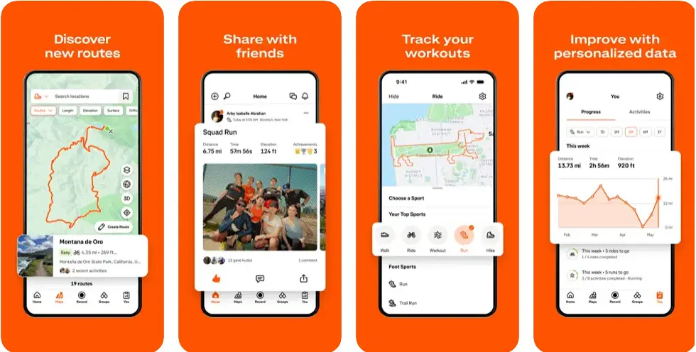 Strava Fitness App